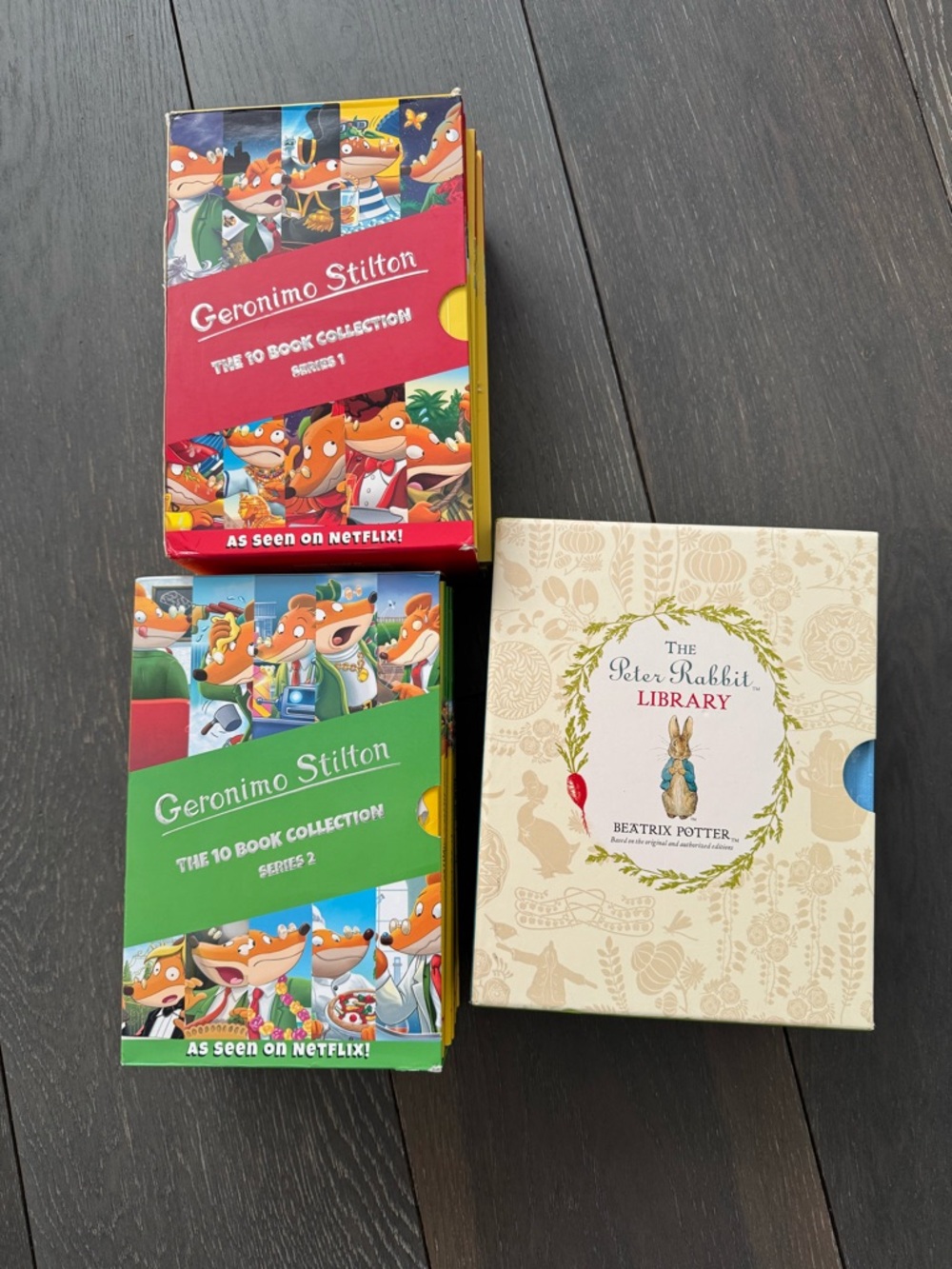 2 Geronimo Stilton 10 book Collection Series Peter Rabbit Library Beatrix Potter